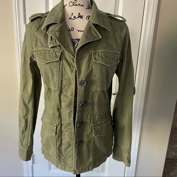 Madewell Green Cargo Jacket 
